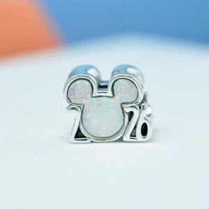 NWOT 2026 Mickey Castle Disney x Pandora FIT Silver Charm